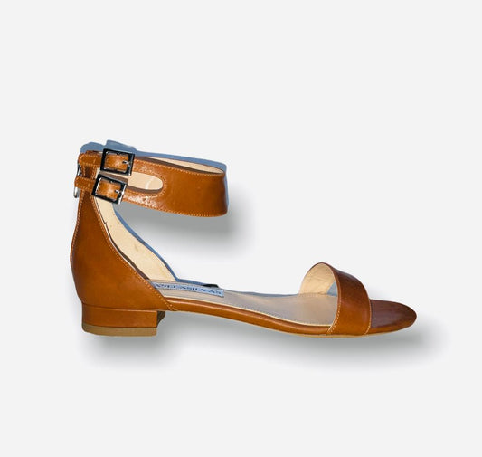 DOUBLE MONK STRAP FLAT SANDAL