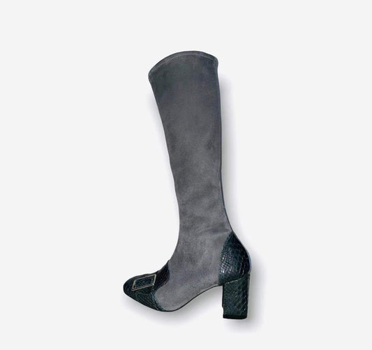 JULIE STRETCH LEATHER BOOT